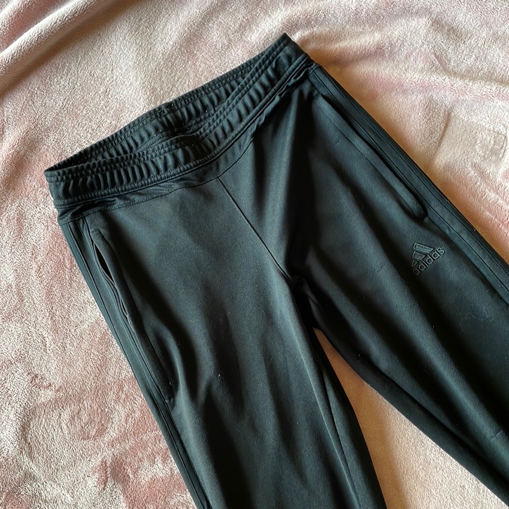Black Adidas Soccer Pants (XS)
